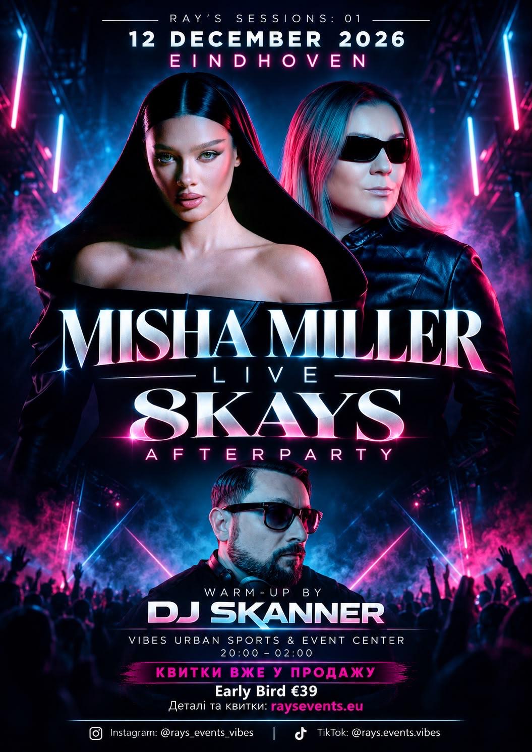 Misha Miller Live - 8Kays Afterparty in Vibes, Eindhoven